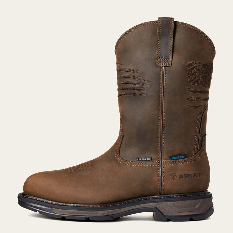 Ariat WorkHog XT Patriot Waterproof Carbon Toe Work Boot 10036002