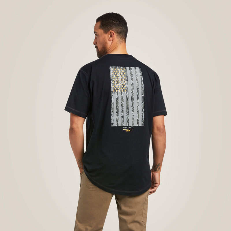 Rebar Workman Reflective Flag T-Shirt 10039176