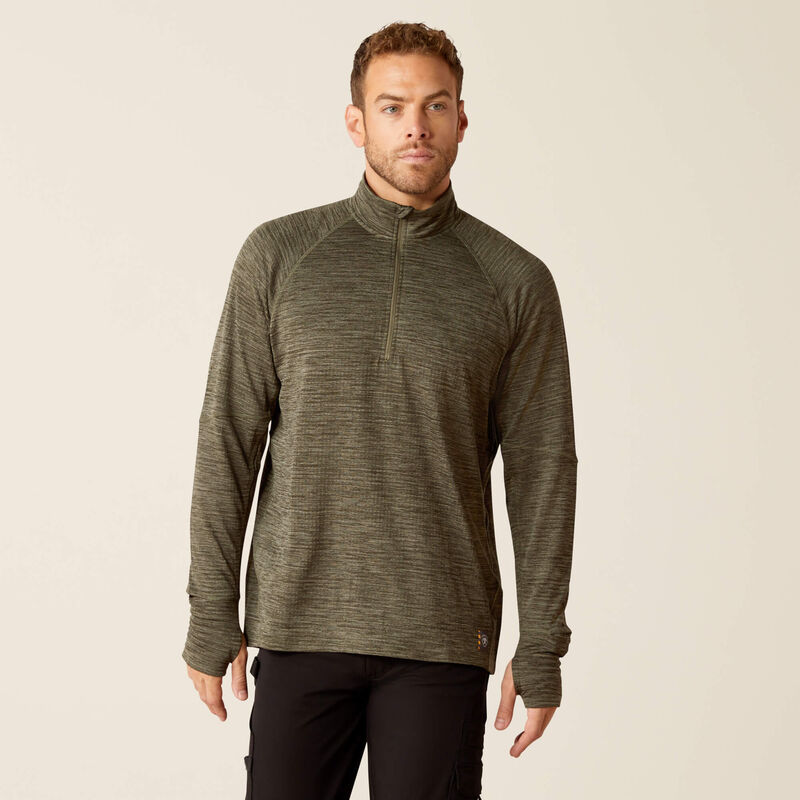 Rebar Gridwork Baselayer 1/4 Zip T-Shirt 10052998