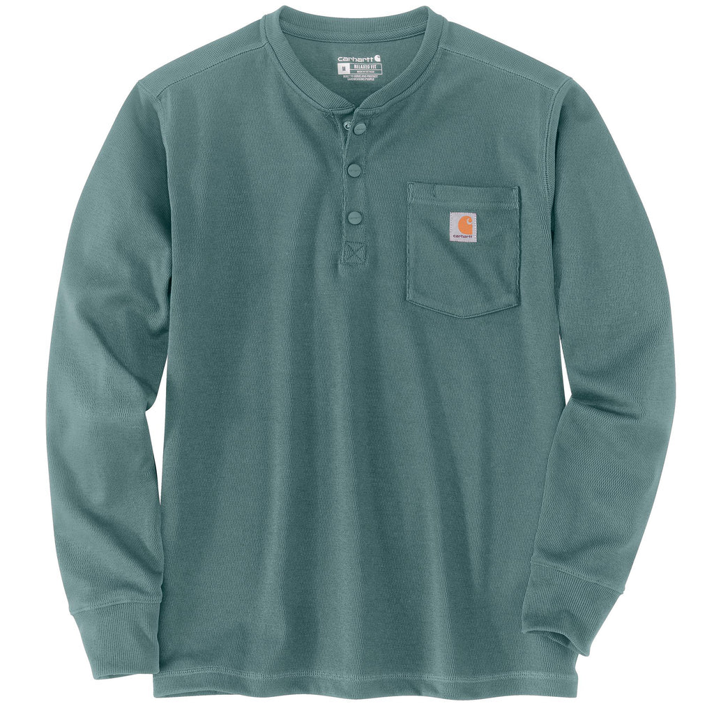 CARHARTT® RELAXED FIT HEAVYWEIGHT LONG-SLEEVE HENLEY POCKET THERMAL T-SHIRT Fall 2023 104429