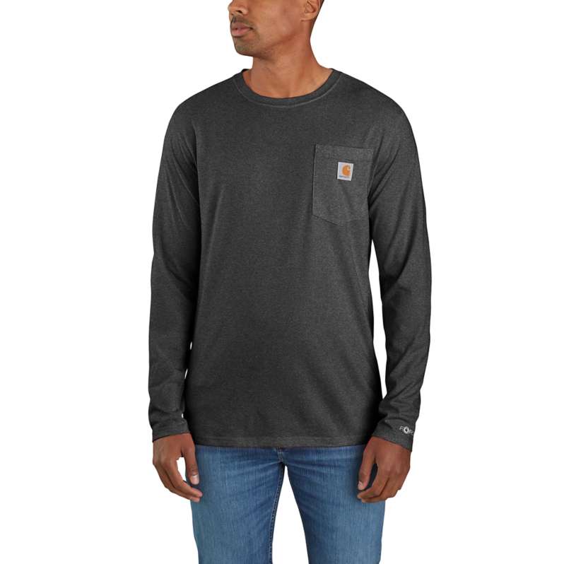 NEW CARHARTT FORCE® RELAXED FIT MIDWEIGHT LONG-SLEEVE POCKET T-SHIRT 106656