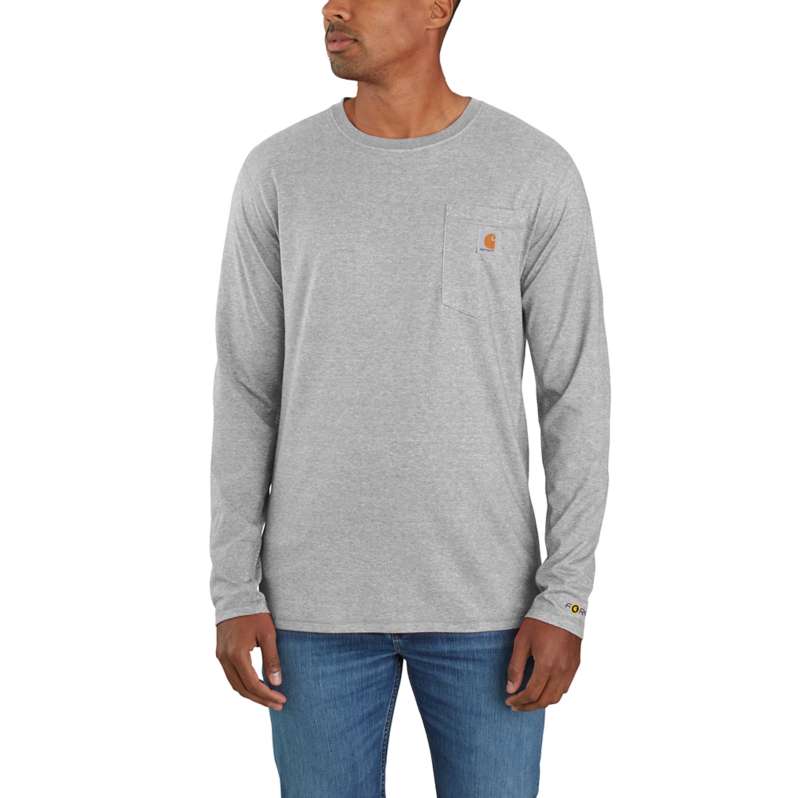 NEW CARHARTT FORCE® RELAXED FIT MIDWEIGHT LONG-SLEEVE POCKET T-SHIRT 106656