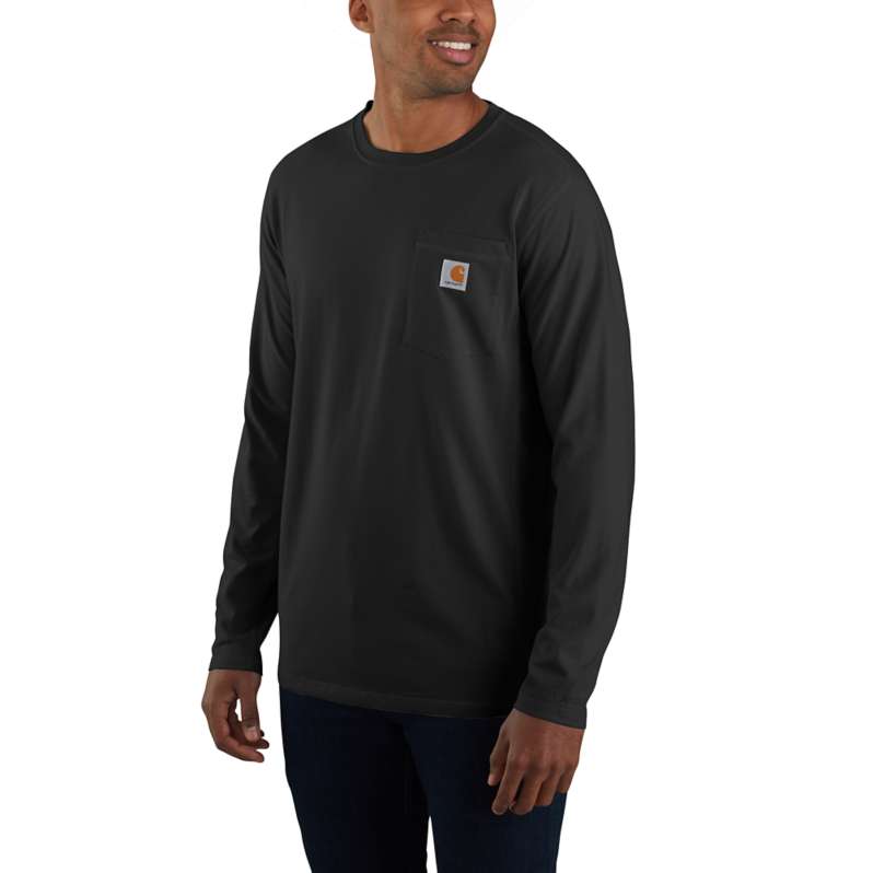 NEW CARHARTT FORCE® RELAXED FIT MIDWEIGHT LONG-SLEEVE POCKET T-SHIRT 106656