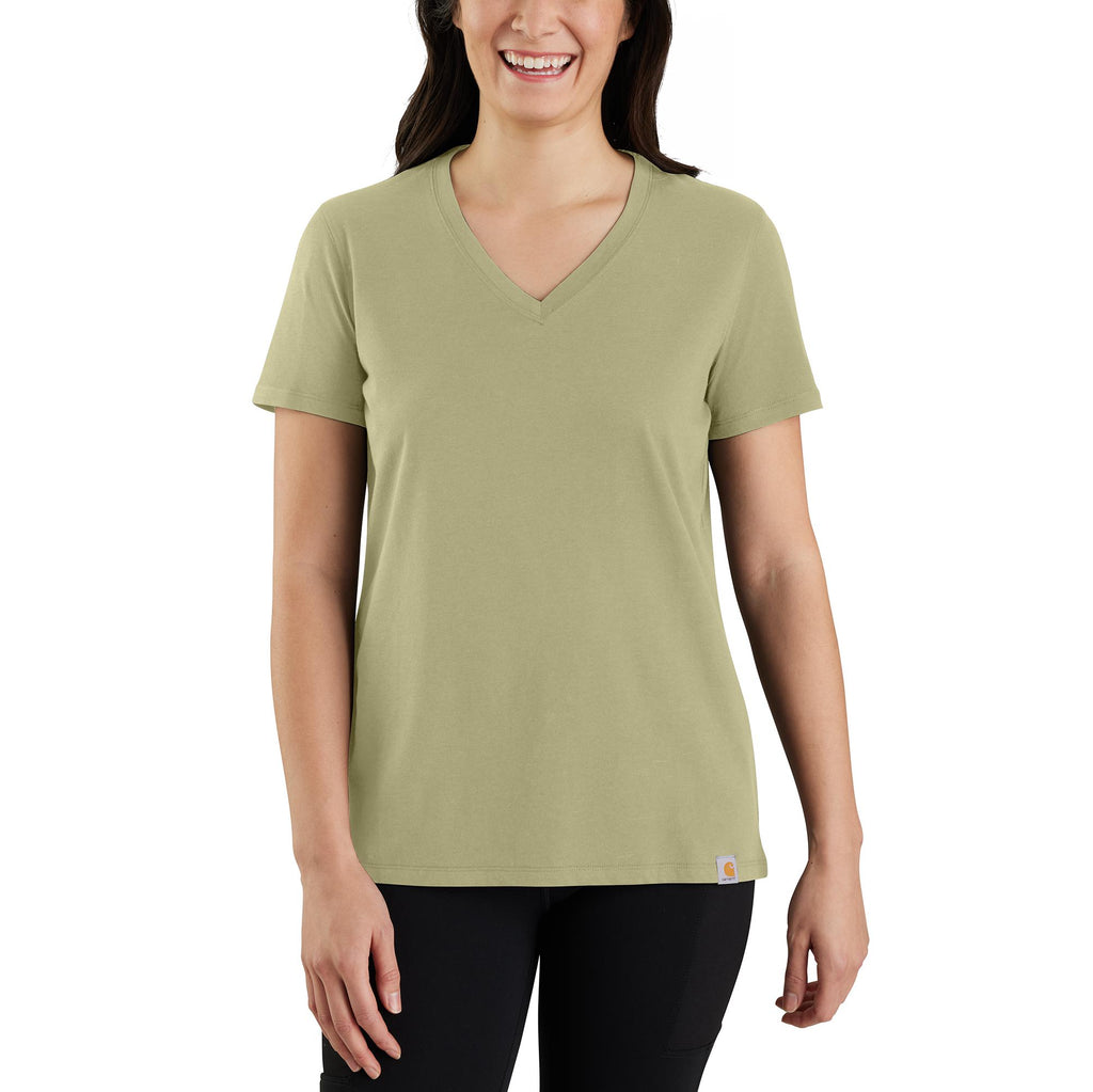 CARHARTT® RELAXED FIT LIGHTWEIGHT SHORT SLEEVE V NECK T-SHIRT 105739 Spring 2024