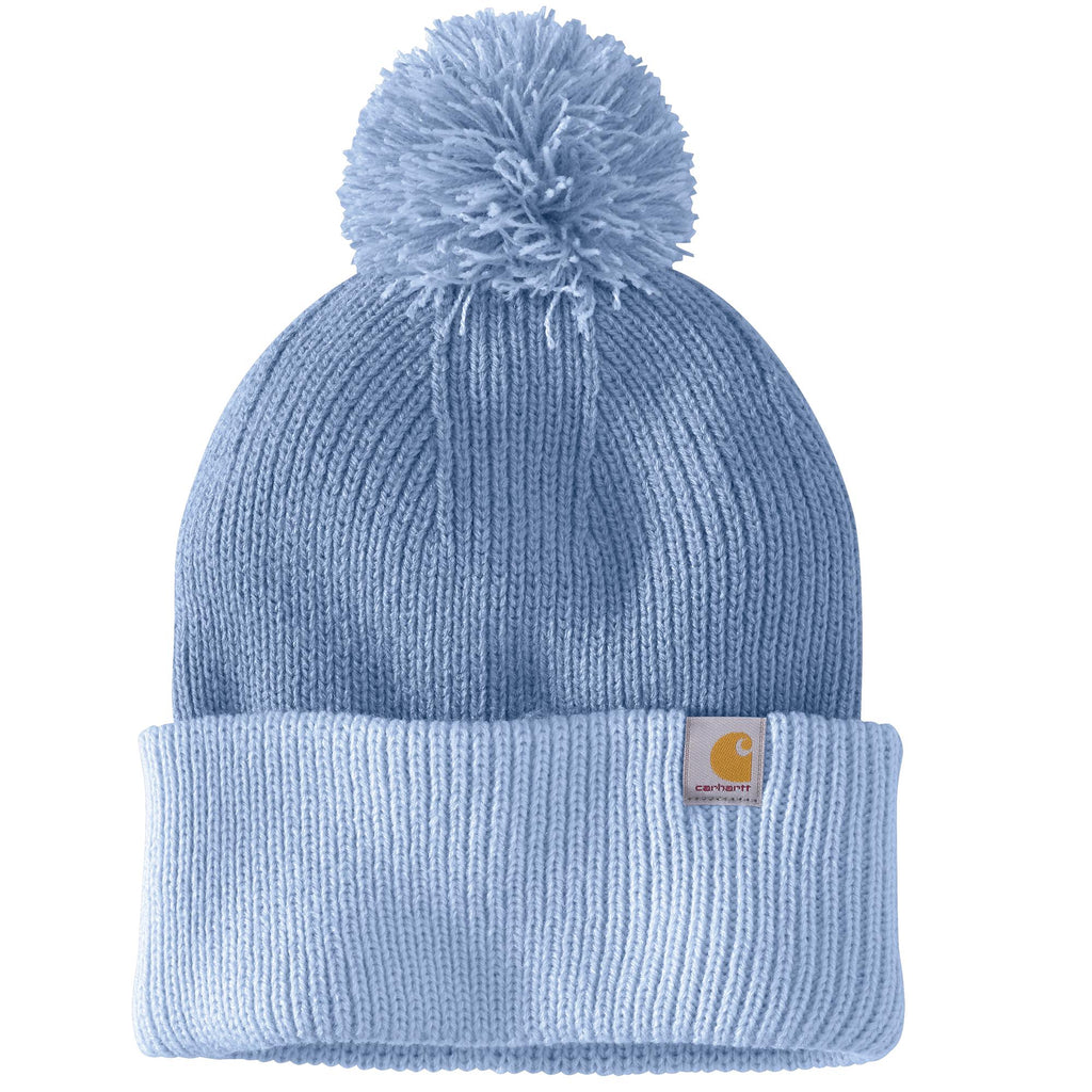 WOMEN'S KNIT POM-POM CUFFED BEANIE 106003