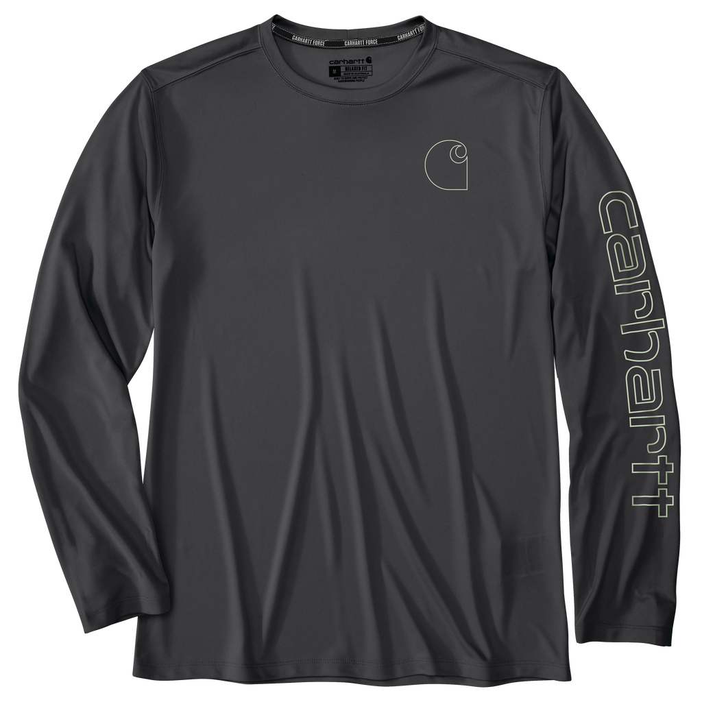 FORCE SUN DEFENDER LIGHTWEIGHT LONG SLEEVE LOGO GRAPHIC T-SHIRT 106164