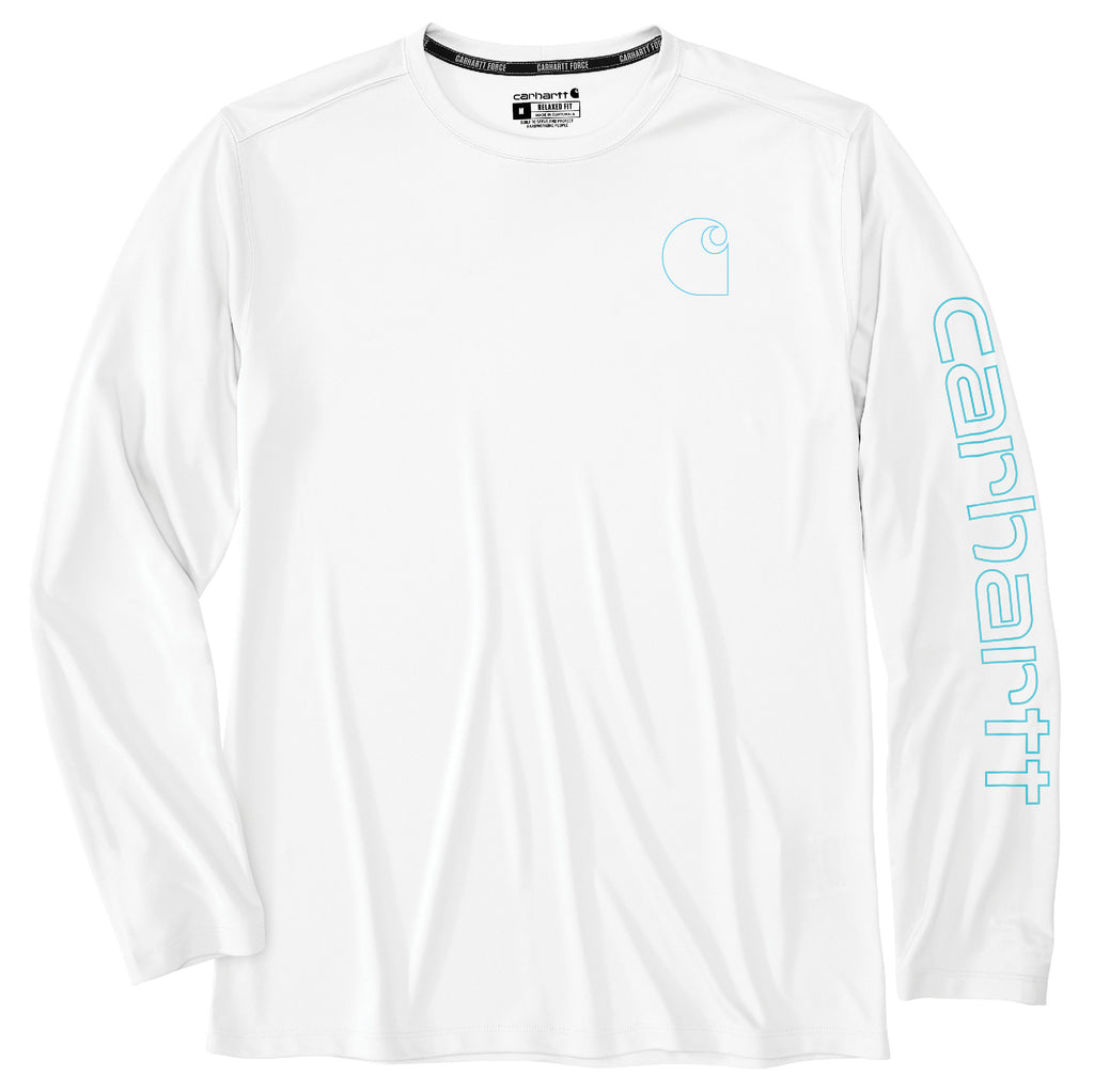 FORCE SUN DEFENDER LIGHTWEIGHT LONG SLEEVE LOGO GRAPHIC T-SHIRT 106164