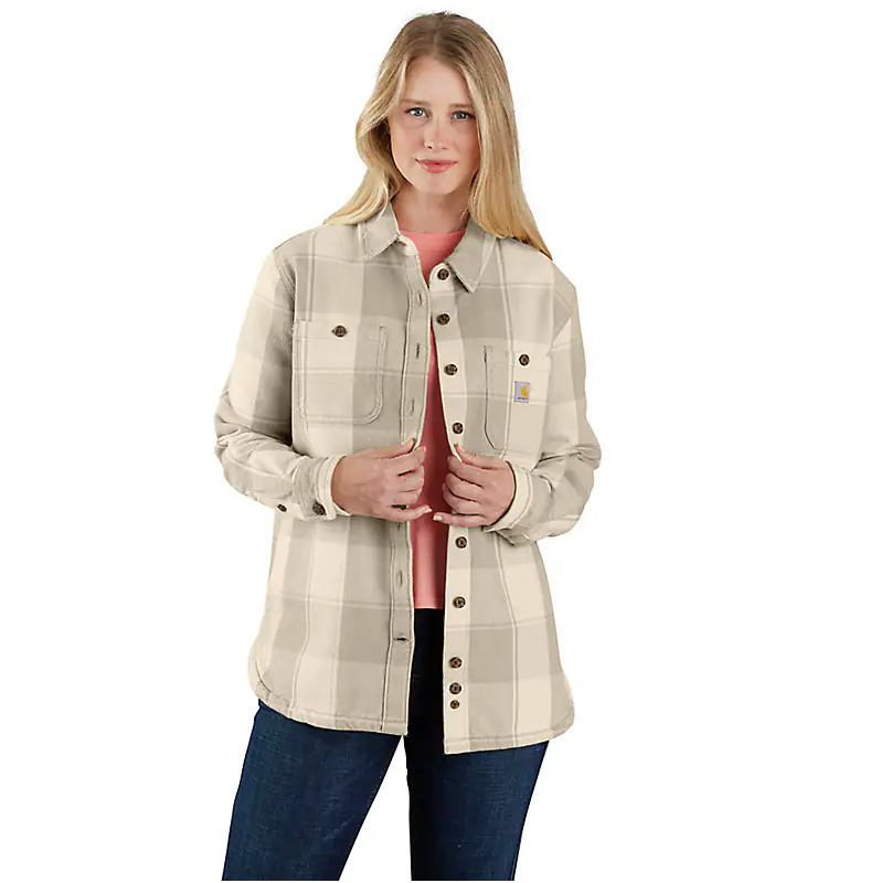 Women's Rugged Flex® Loose Fit Heavyweight Duck Overshirt 106450