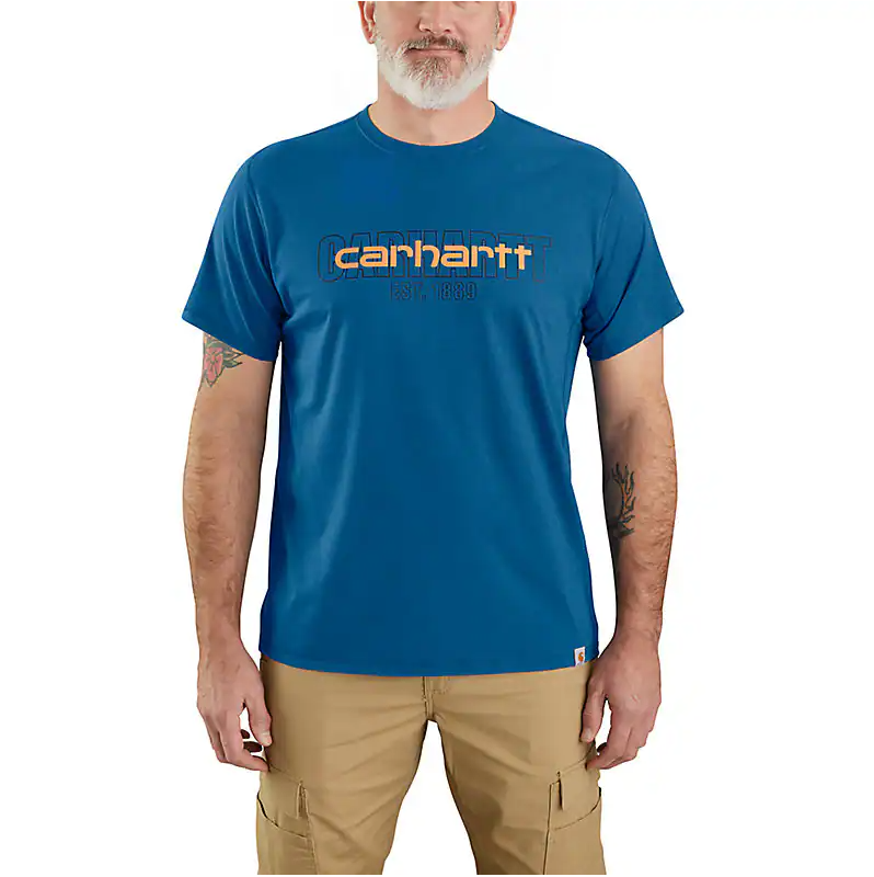 CARHARTT FORCE® RELAXED FIT SHORT-SLEEVE LOGO GRAPHIC T-SHIRT 106653