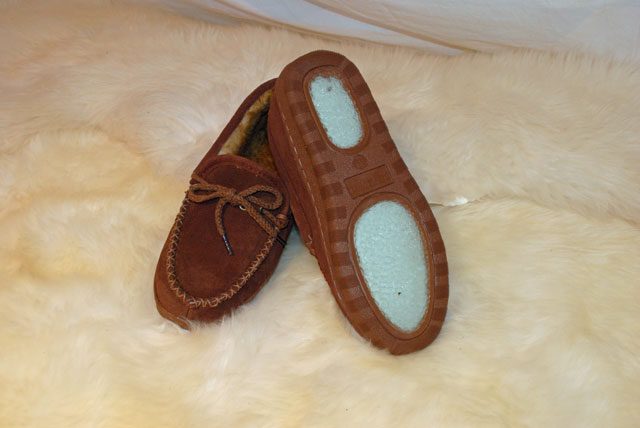 Men’s “Raindance Naked” Sheepskin Mocassins