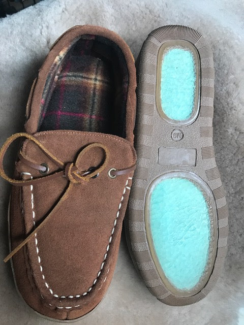 MEN’S FLANNEL LINED MOCCASIN #194M