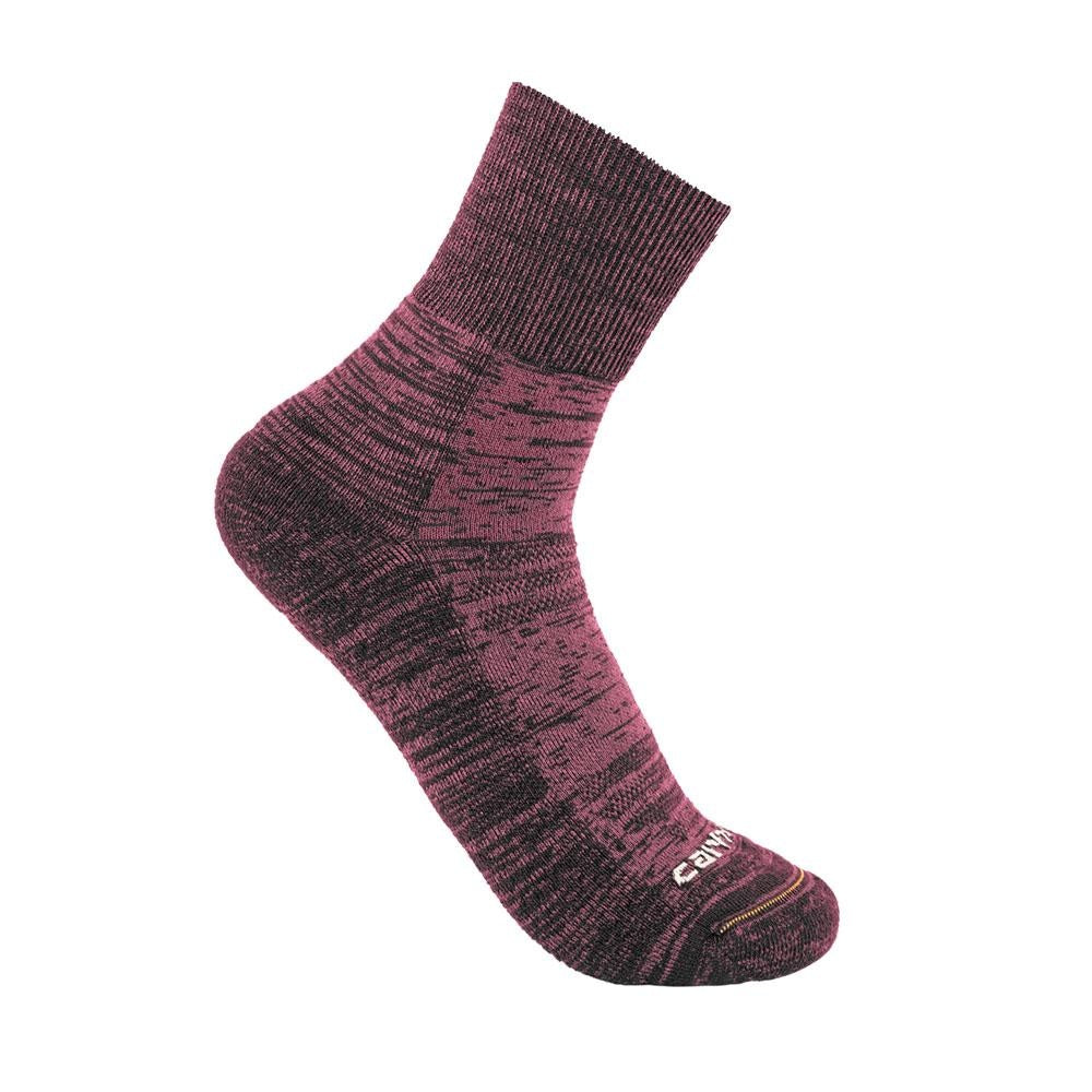 WOMENS TWIN KNIT MIDWEIGHT SHORT CREW SOCK SS9550M