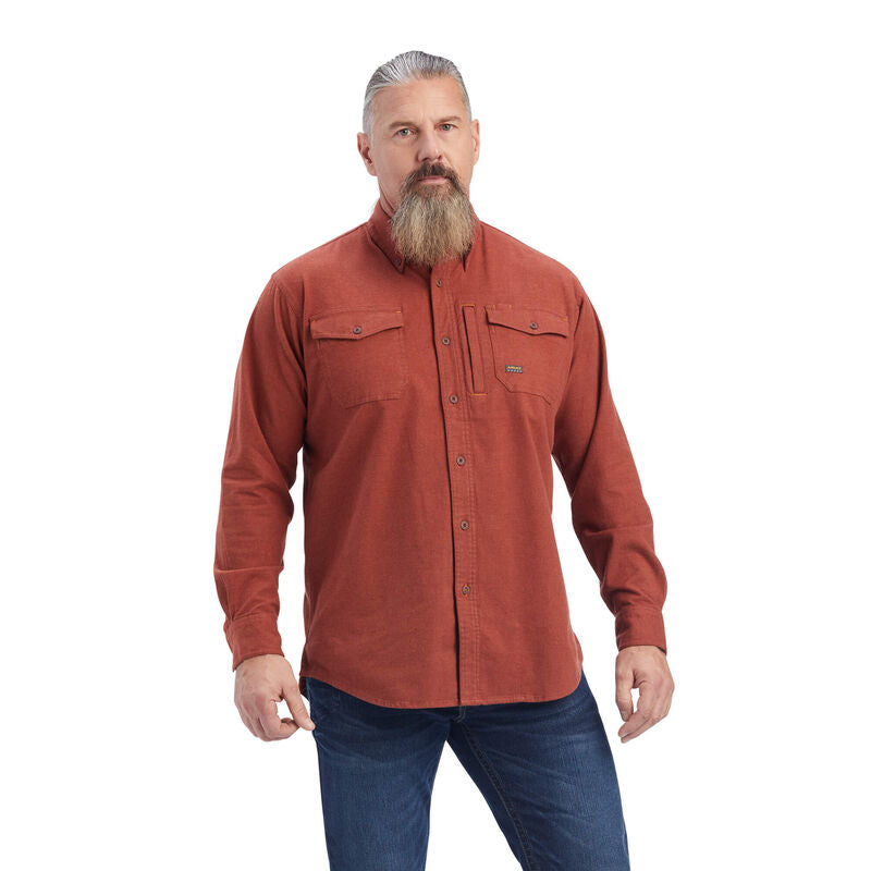 Ariat Rebar Flannel DuraStretch Work Shirt 10041604