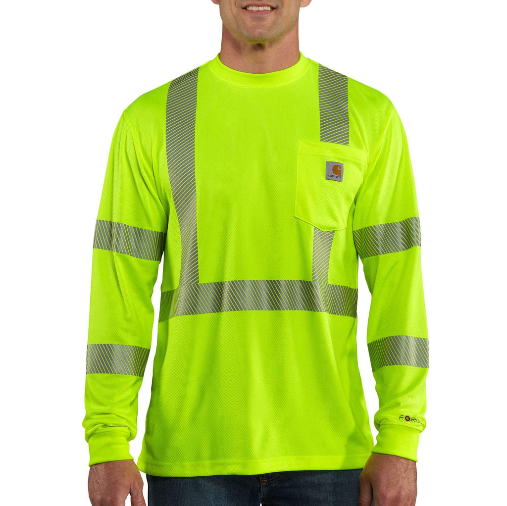 CARHARTT FORCE® HIGH-VISIBILITY LONG-SLEEVE CLASS 3 T-SHIRT 100496