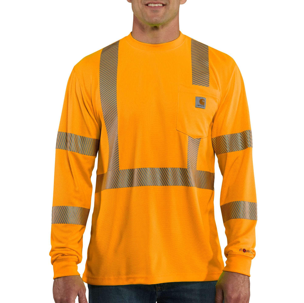 CARHARTT FORCE® HIGH-VISIBILITY LONG-SLEEVE CLASS 3 T-SHIRT 100496