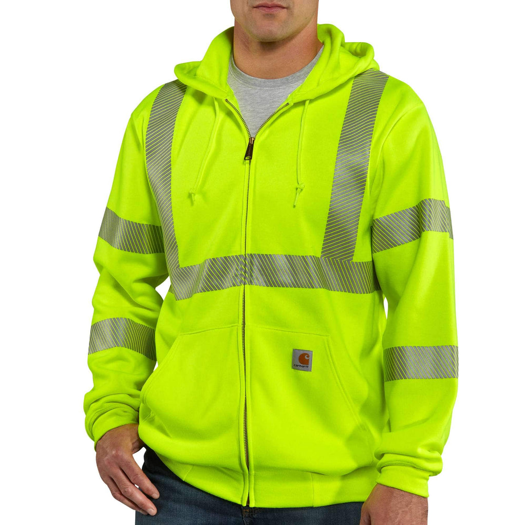 HIGH-VISIBILITY ZIP-FRONT CLASS 3 SWEATSHIRT 100503