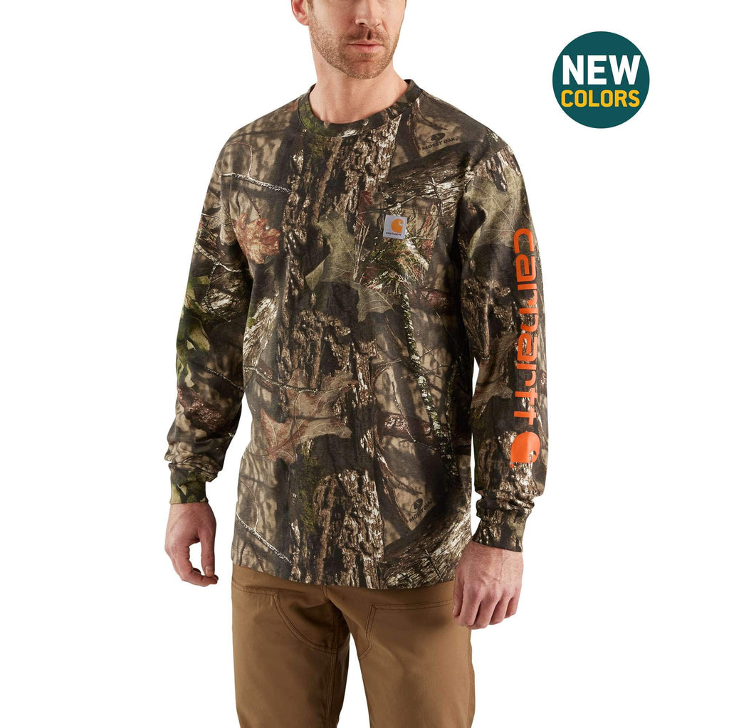 WORKWEAR GRAPHIC CAMO SLEEVE LONG SLEEVE T-SHIRT 101776