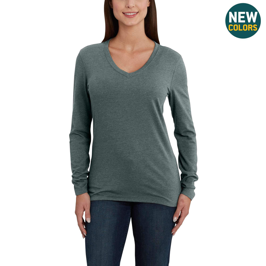 LOCKHART LONG SLEEVE V-NECK T-SHIRT 102761