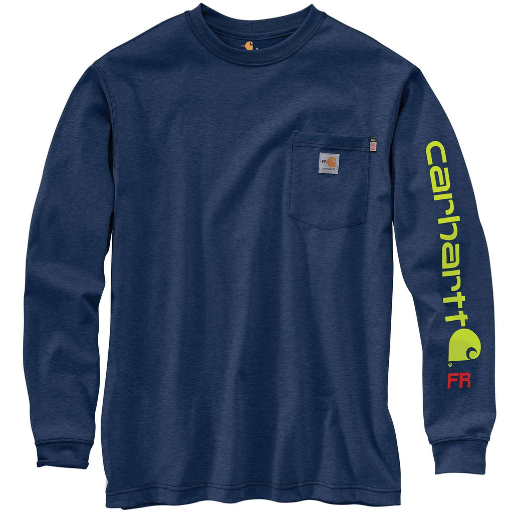 FR FORCE ORIGINAL FIT MIDWEIGHT LONG-SLEEVE SIGNATURE LOGO T-SHIRT 104130