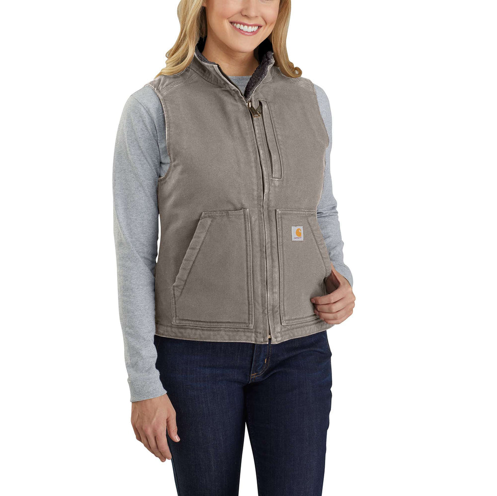 CARHARTT® SHERPA-LINED MOCK NECK VEST 104224