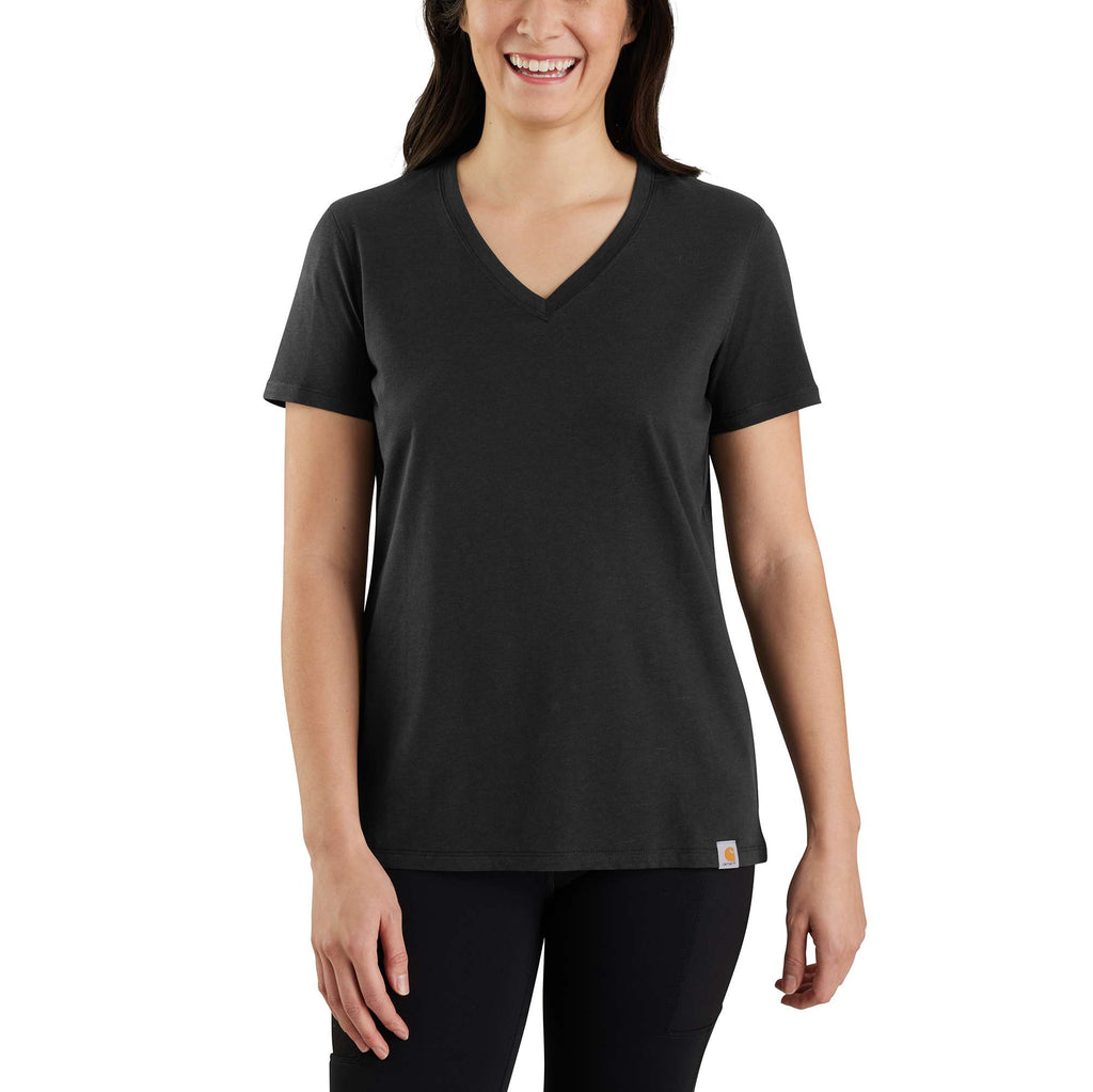 CARHARTT® RELAXED FIT LIGHTWEIGHT SHORT SLEEVE V NECK T-SHIRT 105739