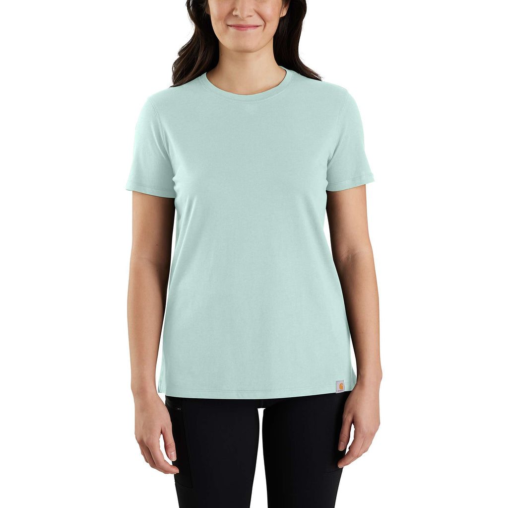 RELAXED FIT LIGHTWEIGHT SHORT-SLEEVE CREWNECK T-SHIRT 105740