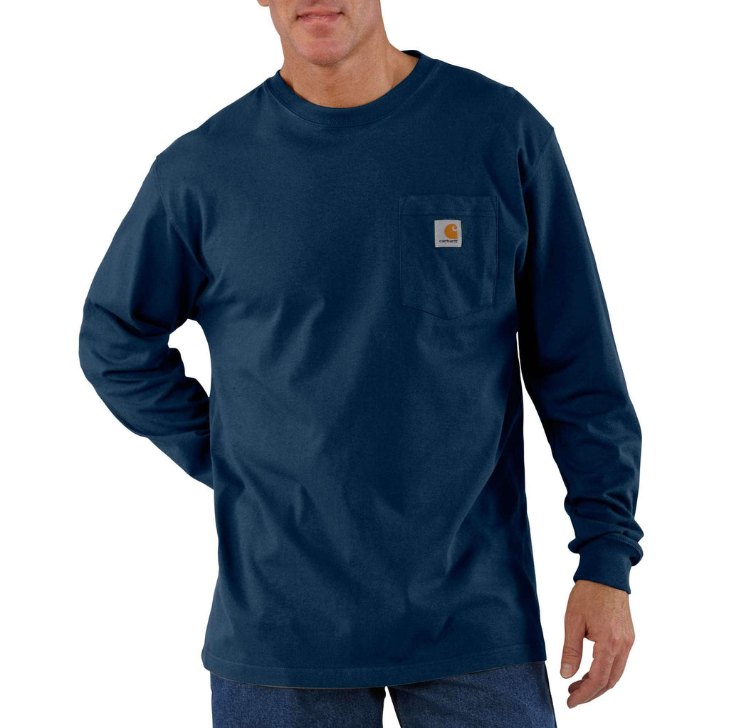 LOOSE FIT HEAVYWEIGHT LONG-SLEEVE POCKET T-SHIRT K126