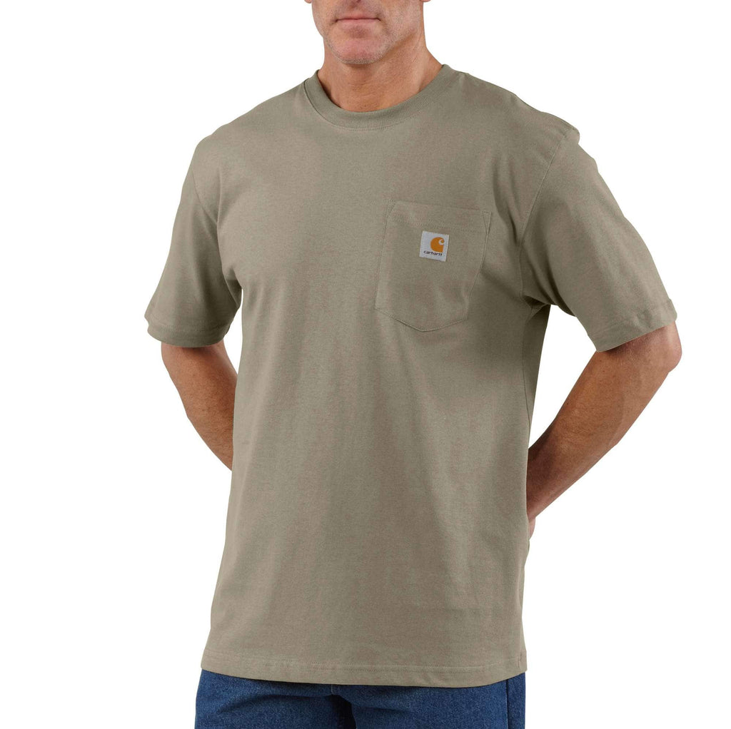 LOOSE FIT HEAVYWEIGHT SHORT-SLEEVE POCKET T-SHIRT K87 MULTIPLE COLORS