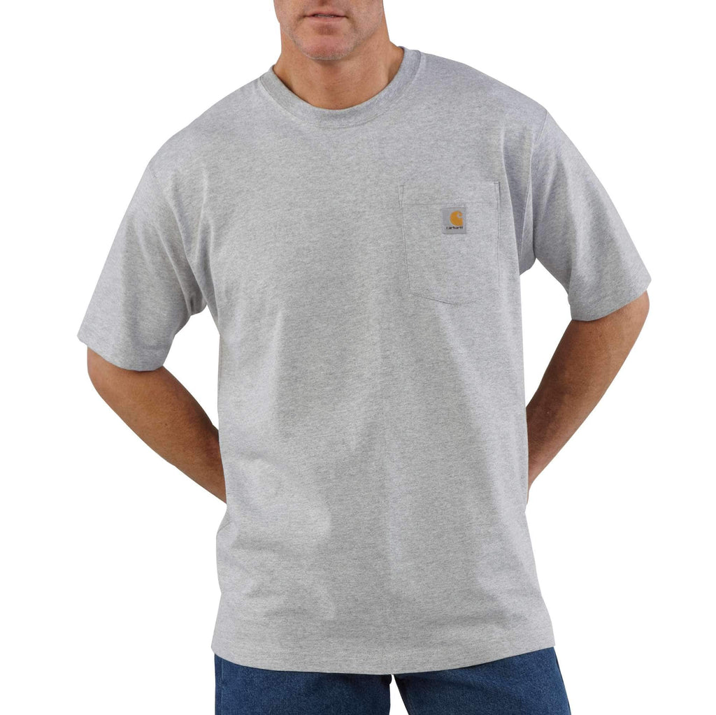 LOOSE FIT HEAVYWEIGHT SHORT-SLEEVE POCKET T-SHIRT K87 MULTIPLE COLORS