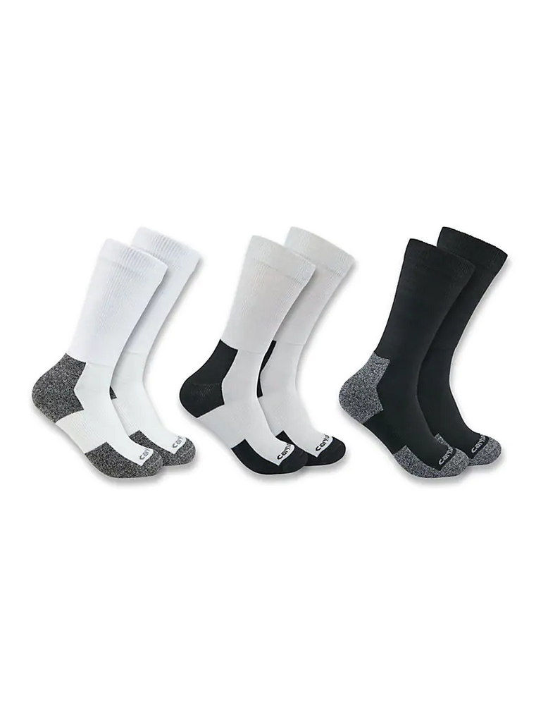 LIGHTWEIGHT STRETCH TOP CREW SOCK 3-PACK SC2213M