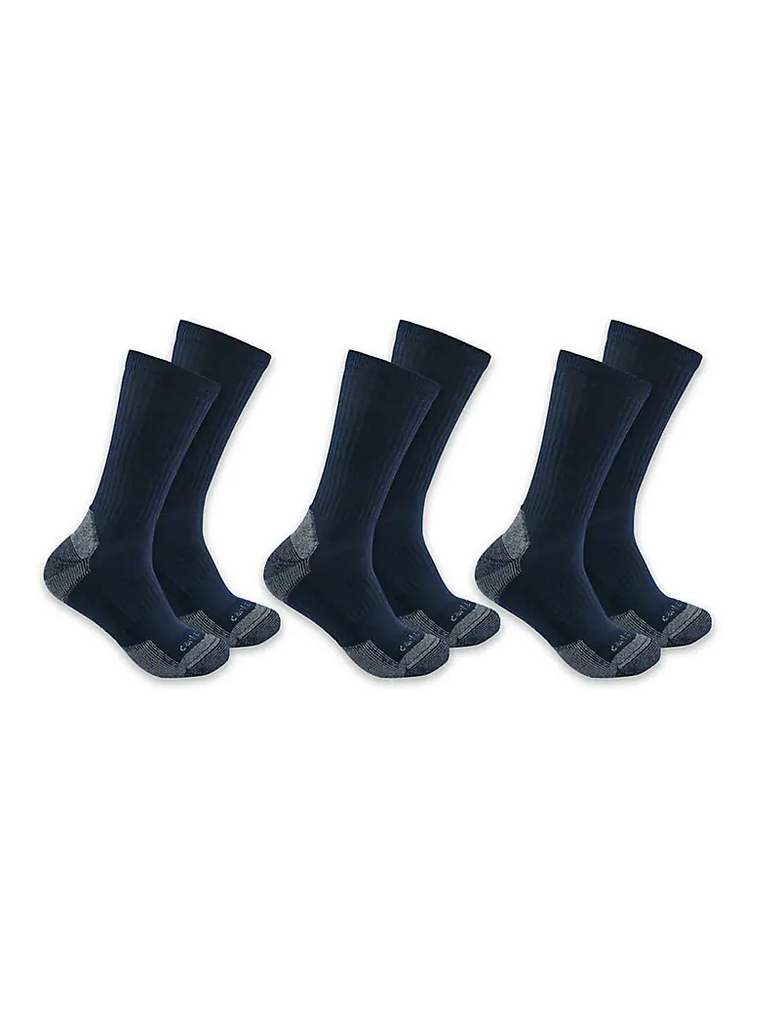 MEN'S MIDWEIGHT COTTON BLEND CREW SOCK 3-PACK SC6203M