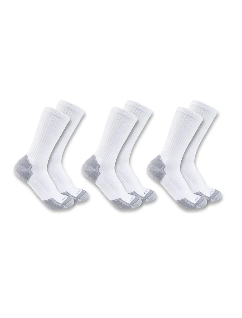 MEN'S MIDWEIGHT COTTON BLEND CREW SOCK 3-PACK SC6203M