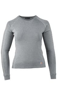 WOMEN'S BASE FORCE® HEAVYWEIGHT HEATHERED KNIT BASE LAYER CREWNECK TOP WBL152