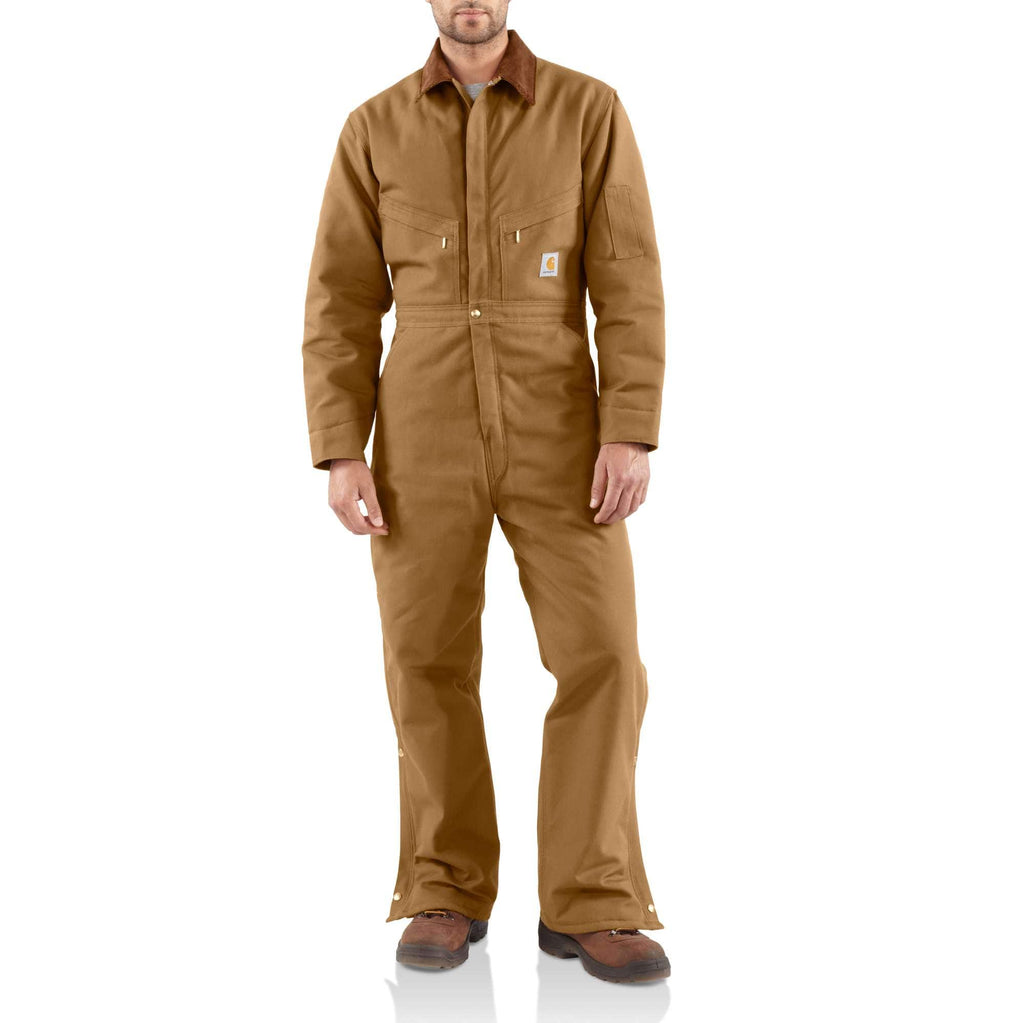 CARHARTT® WASHED DUCK INSULATED COVERALL X01